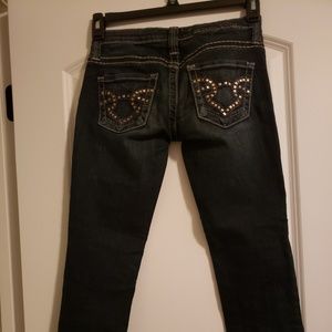 Big Star Sweet Skinny Denim Jeans Ultra Low Fit 26